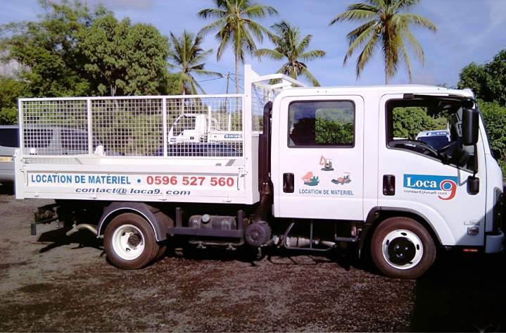 Location camionnette double cabine Martinique